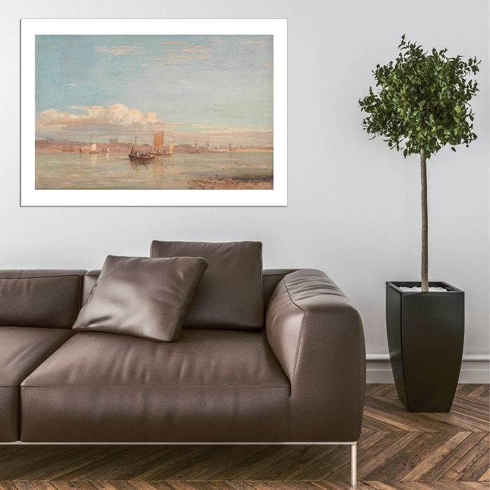 David Cox - Greenwich Hospital From Woolwich Reach