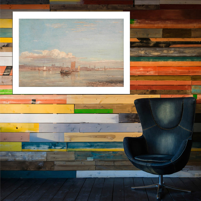 David Cox - Greenwich Hospital From Woolwich Reach