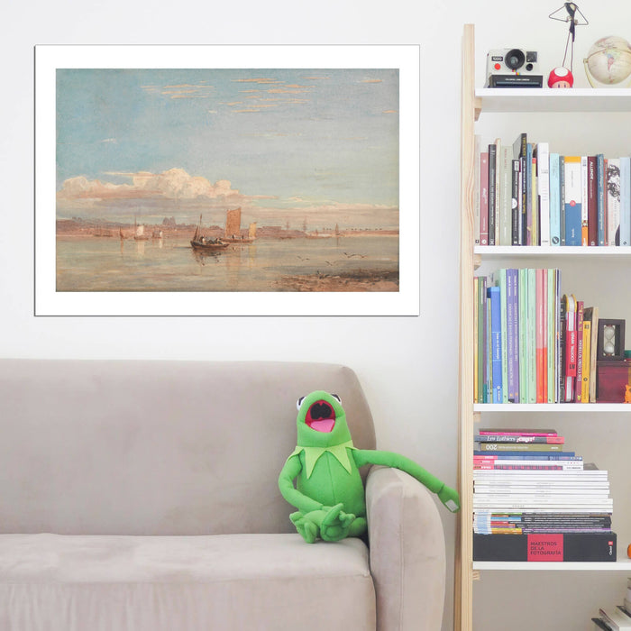 David Cox - Greenwich Hospital From Woolwich Reach