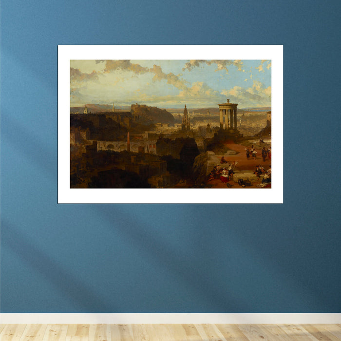 David Roberts - Edinburgh from the Calton Hill