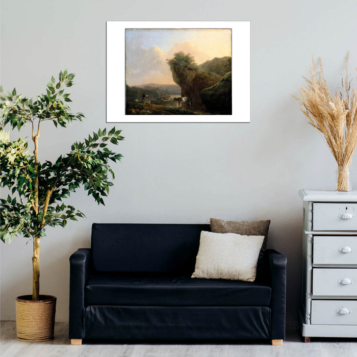 De Loutherbourg Philippe Jacques - Landscape With Cattle