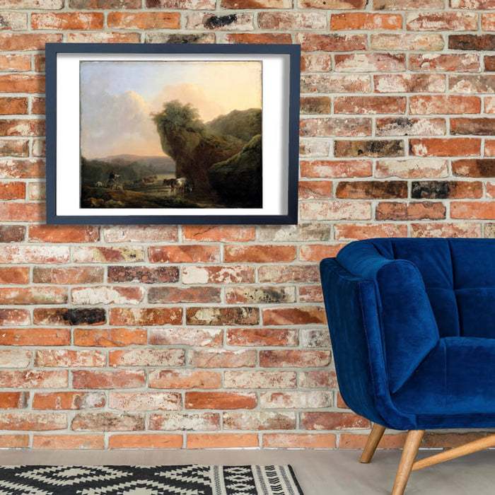 De Loutherbourg Philippe Jacques - Landscape With Cattle