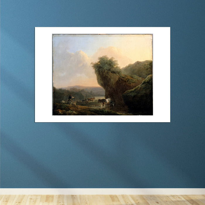 De Loutherbourg Philippe Jacques - Landscape With Cattle