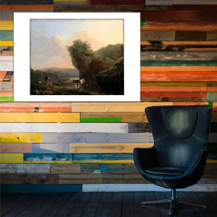 De Loutherbourg Philippe Jacques - Landscape With Cattle