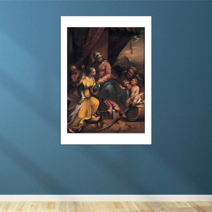 Denis Calvaert - Mystic Marriage Of Saint Catherine