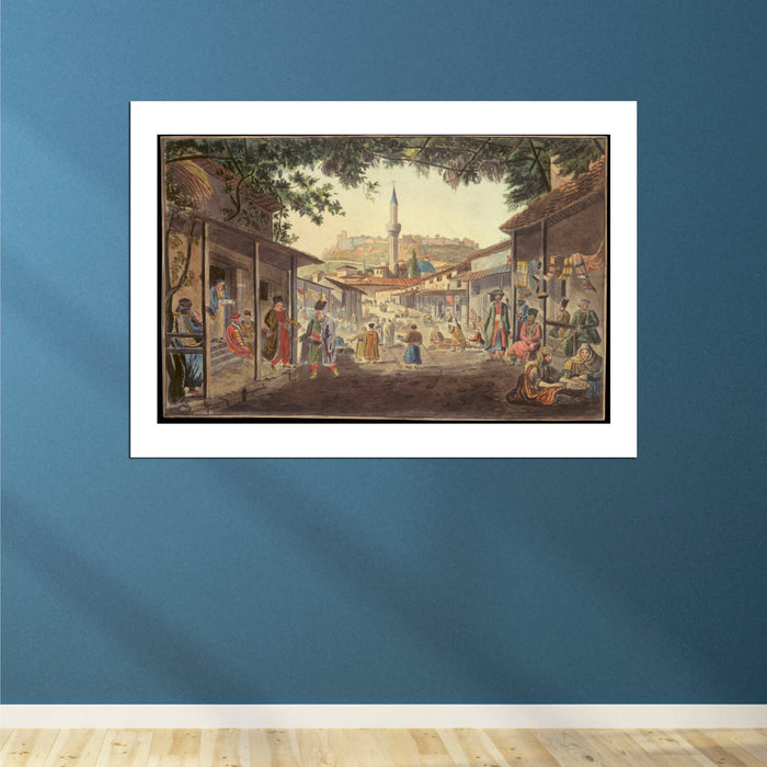 Dodwell Edward - The Bazaar at Athens