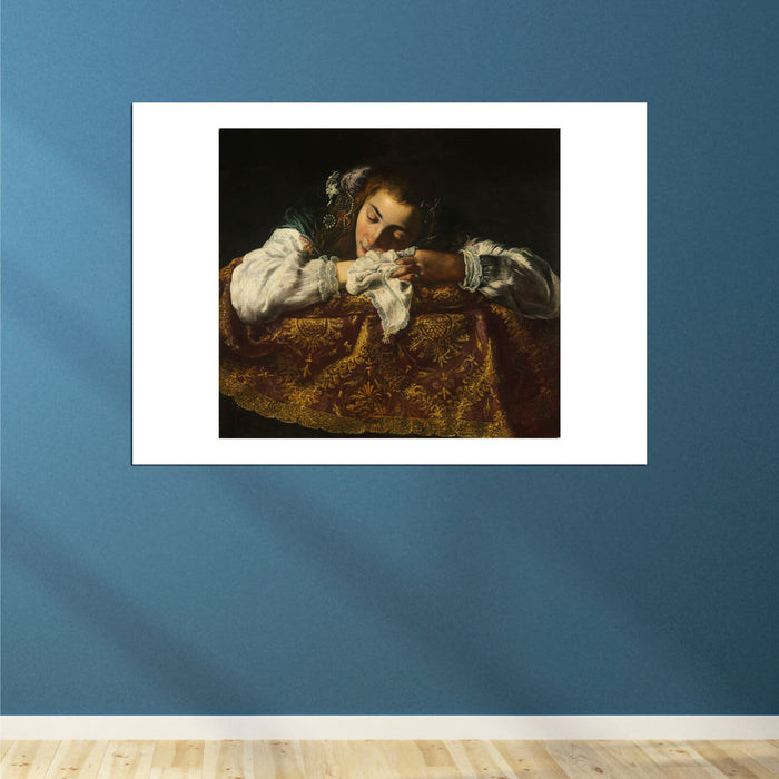 Domenico Fetti - Sleeping Girl