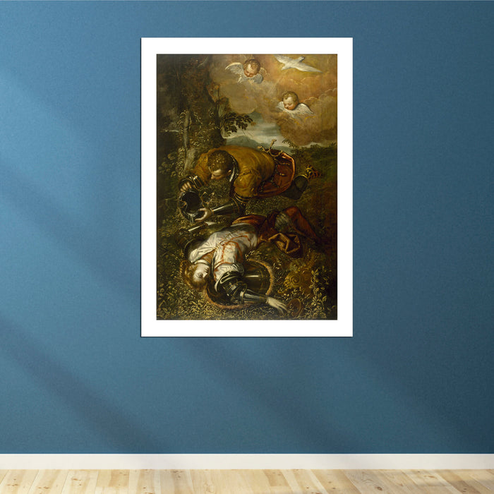 Domenico Tintoretto Tancred Baptizing Clorinda