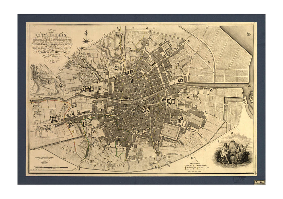 Dublin City Map 1797