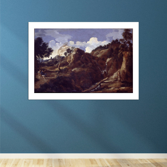 Dughet Gaspard - Mountainous Landscape With Storm