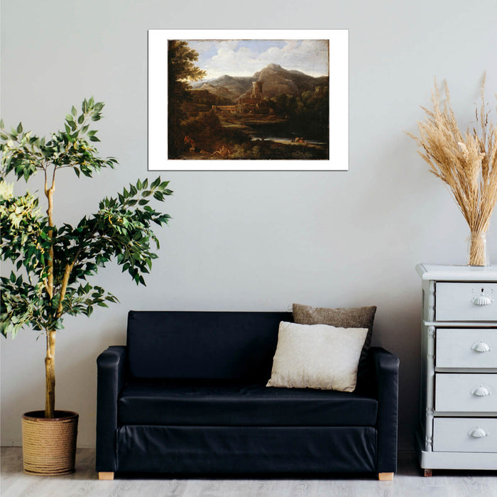 Dughet Gaspard - Village Near A Lake