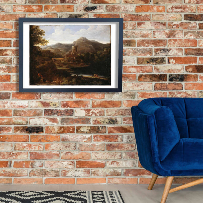 Dughet Gaspard - Village Near A Lake