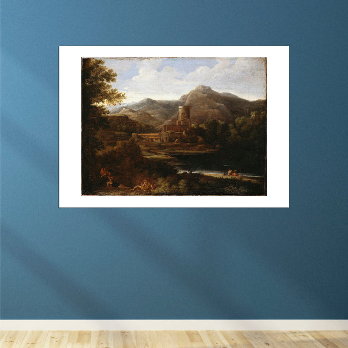 Dughet Gaspard - Village Near A Lake