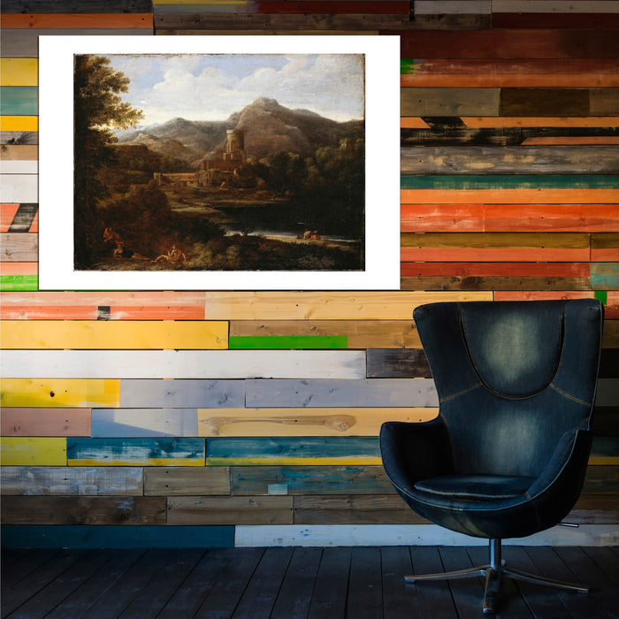 Dughet Gaspard - Village Near A Lake