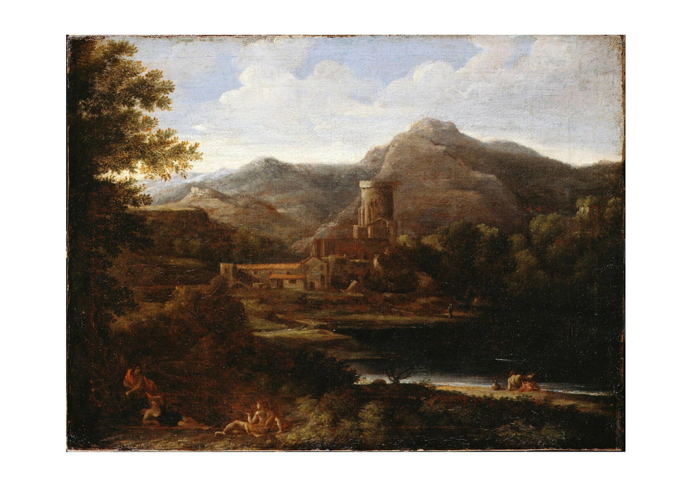 Dughet Gaspard - Village Near A Lake