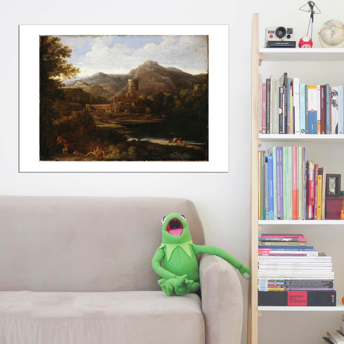 Dughet Gaspard - Village Near A Lake