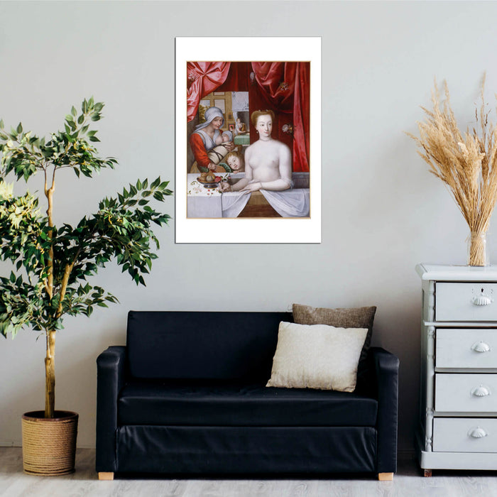 Ecole Française - Gabrielle D'estrées Au Bain