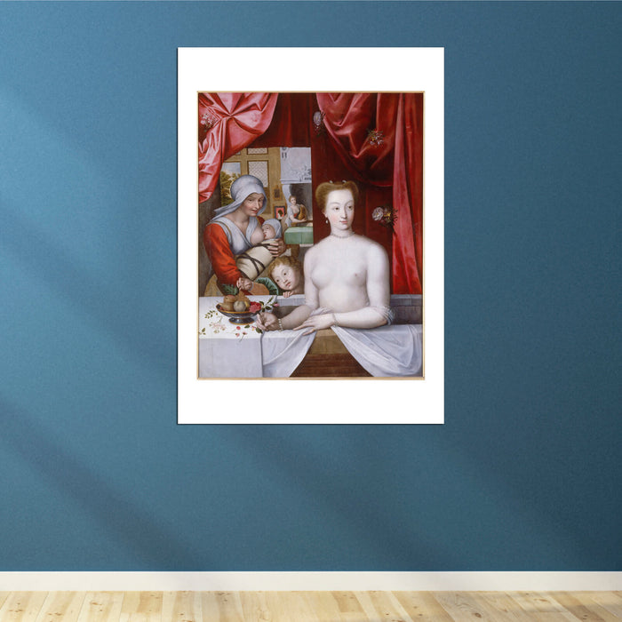 Ecole Française - Gabrielle D'estrées Au Bain