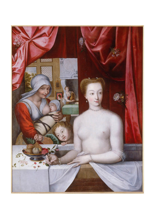 Ecole Française - Gabrielle D'estrées Au Bain