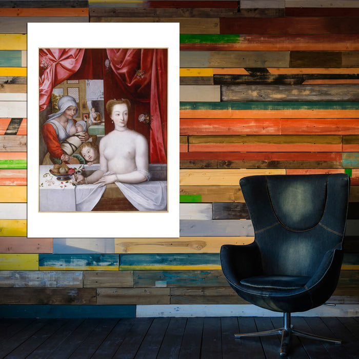 Ecole Française - Gabrielle D'estrées Au Bain