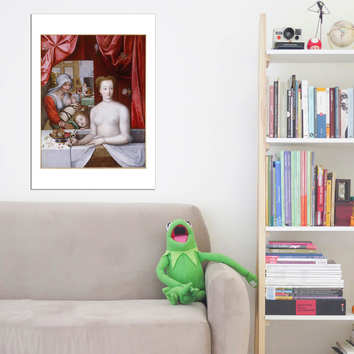 Ecole Française - Gabrielle D'estrées Au Bain