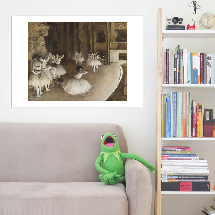 Edgar Degas - Ballet Rehearsal on Stage