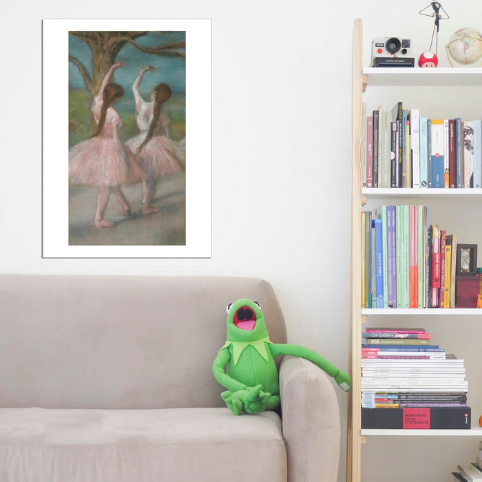 Edgar Degas - Dancers in Pink pastel