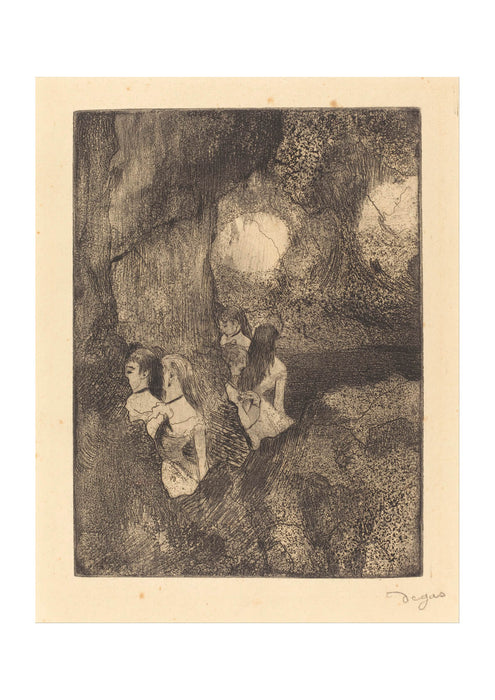 Edgar Degas - Dancers in the Wings