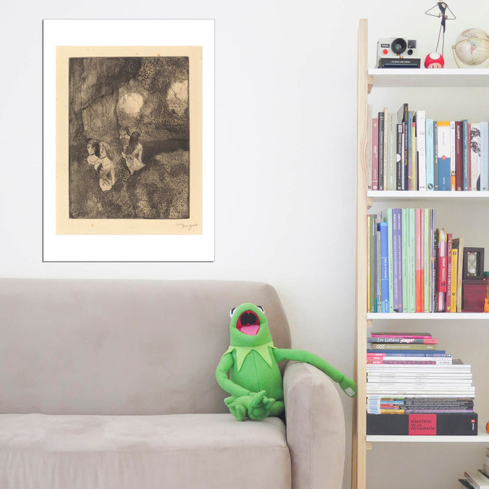 Edgar Degas - Dancers in the Wings