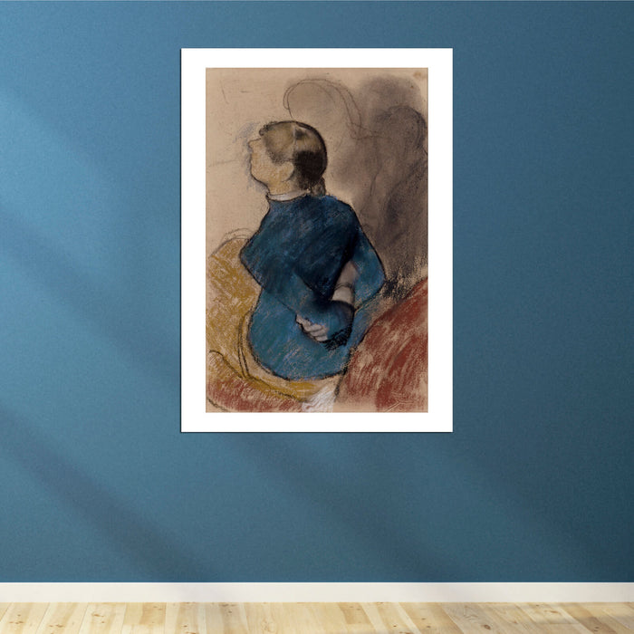 Edgar Degas - Young Woman in Blue