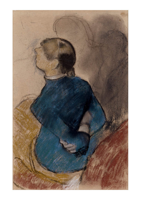Edgar Degas - Young Woman in Blue