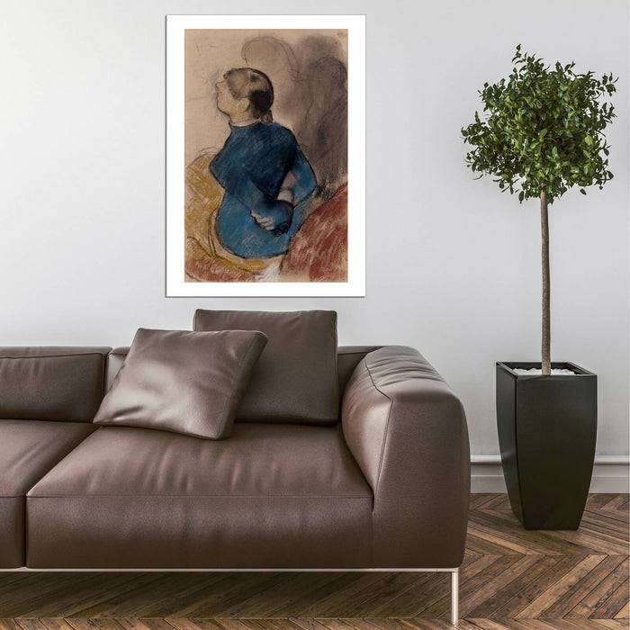 Edgar Degas - Young Woman in Blue