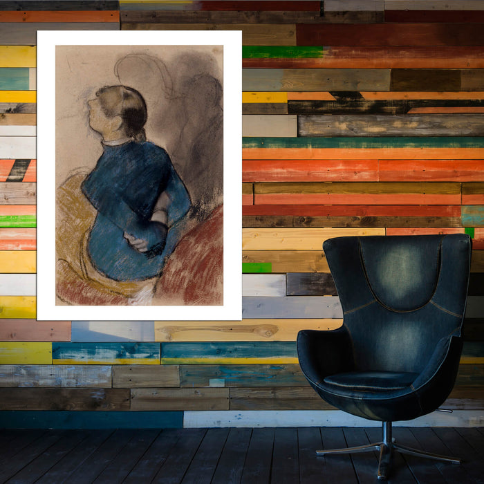 Edgar Degas - Young Woman in Blue