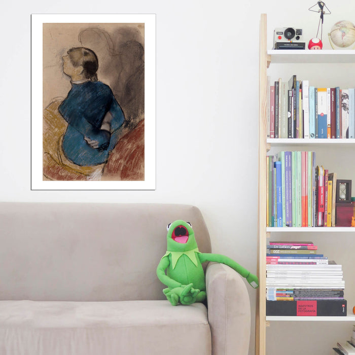 Edgar Degas - Young Woman in Blue