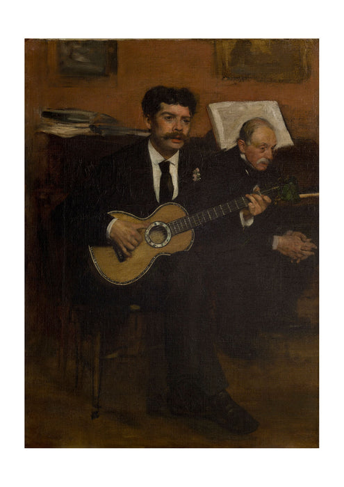 Edgar Degas Lorenzo Pagans and Auguste de Gas