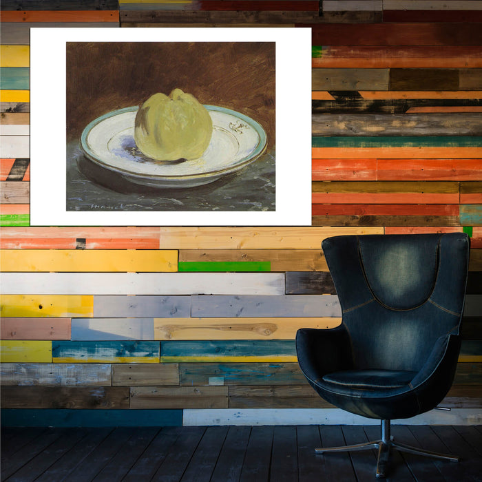 Edouard Manet - Pomme sur une assiette