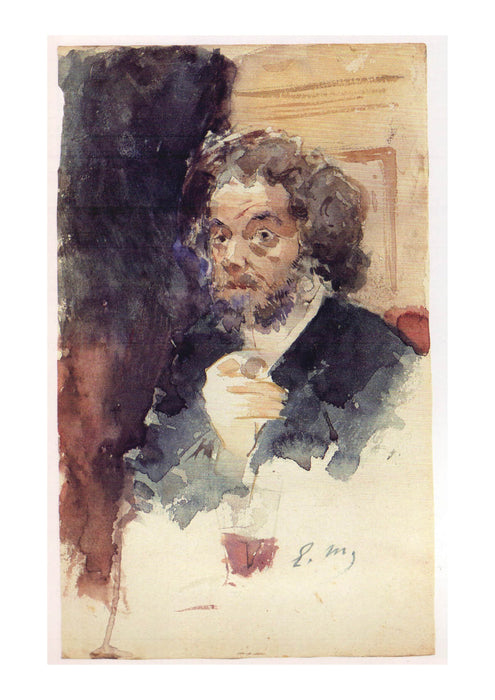 Edouard Manet - Portrait Marcellin Desboutin