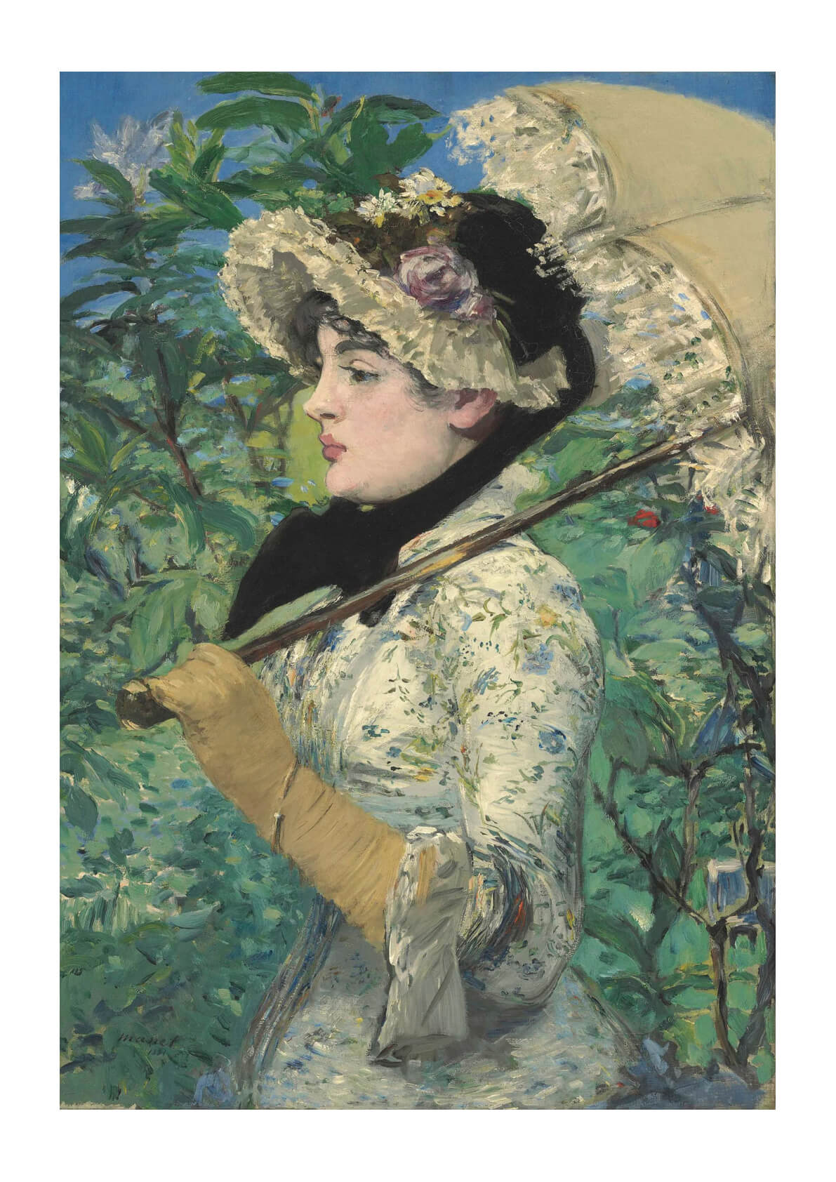 Edouard Manet - Woman with Parasol — Spiffing Prints