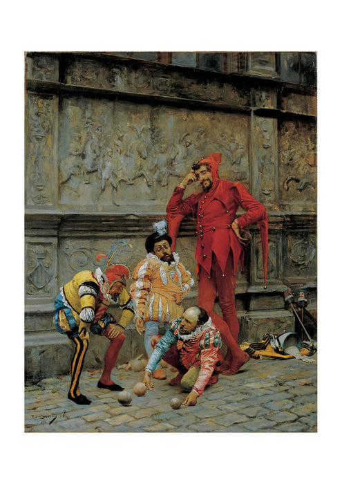 Eduardo Zamacois - Jesters Playing “cochonnet”