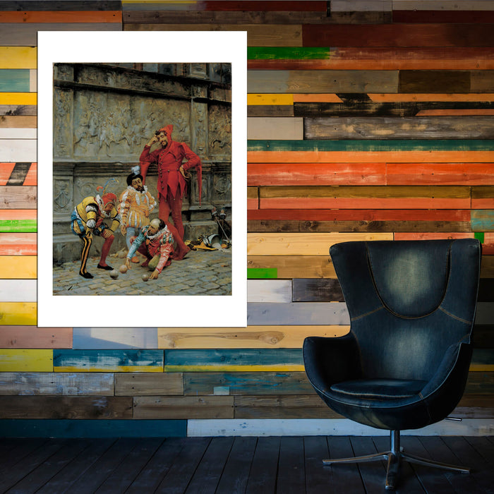 Eduardo Zamacois - Jesters Playing “cochonnet”