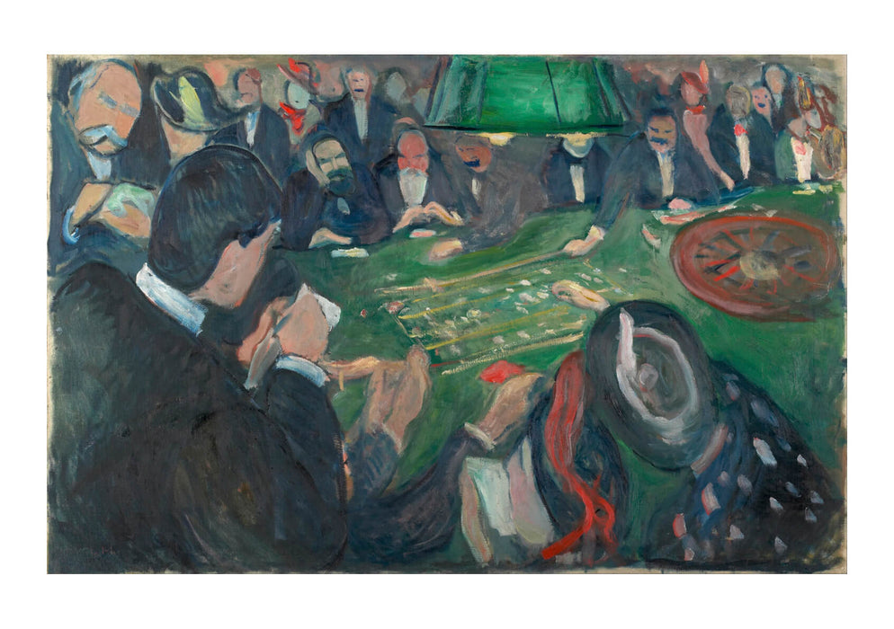 Edvard Munch - At the Roulette Table in Monte Carlo
