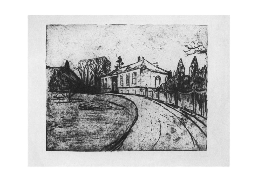 Edvard Munch - Das Haus Dr. Lindes