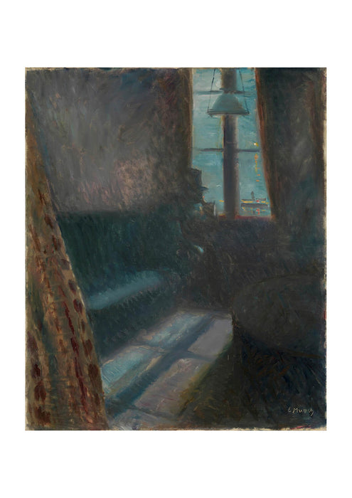 Edvard Munch - Night in Saint Cloud