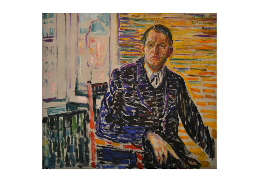 Edvard Munch - Selvportrett fra klinikken