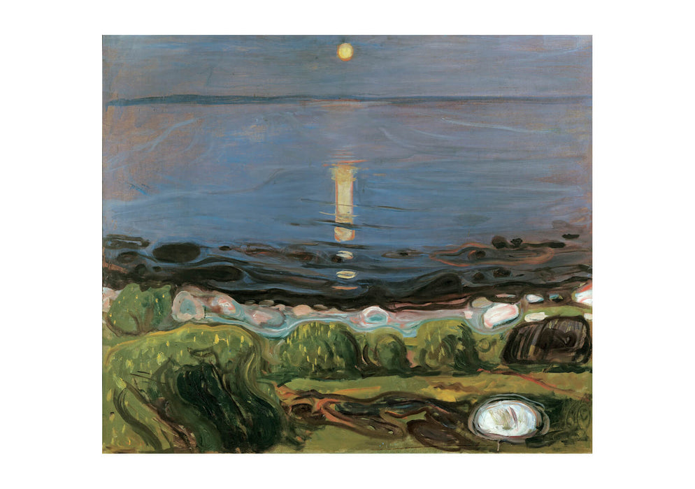 Edvard Munch - Summer night by the beach (1902-03)