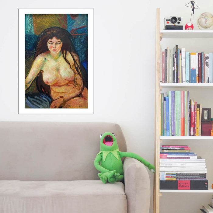 Edvard Munch - Weiblicher Halbakt