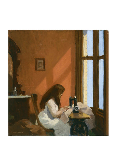Edward Hopper - Girl At Sewing Machine