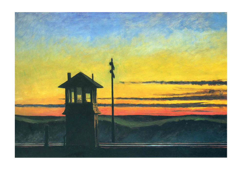 Edward Hopper - Railroad Sunset