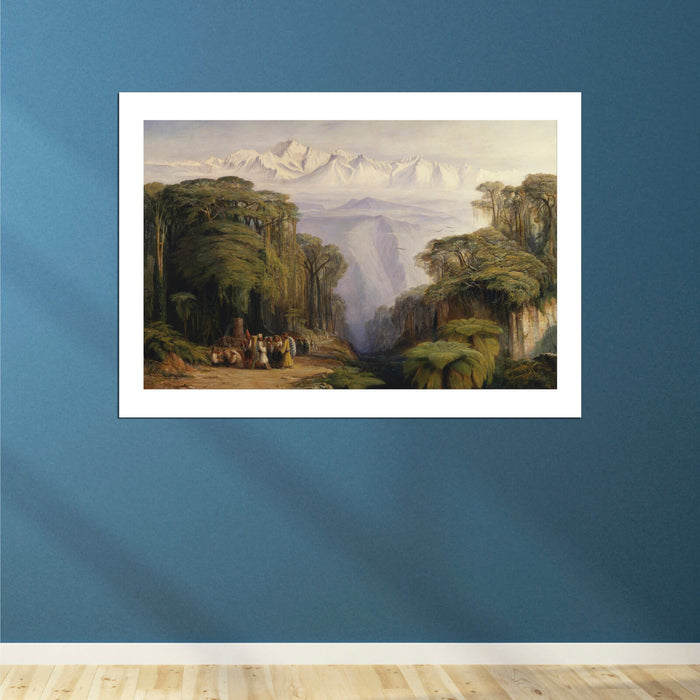 Edward Lear - Kangchenjunga From Darjeeling