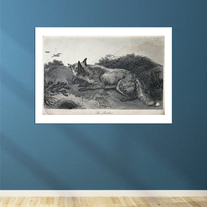 Edwin Landseer - A fox stalking ducks in the heath